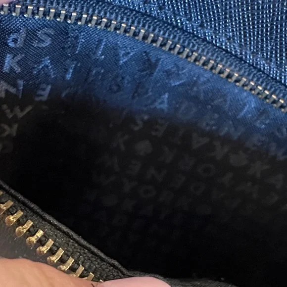 Kate Spade Black Leather Wristlet Clutch - Picture 2 of 5